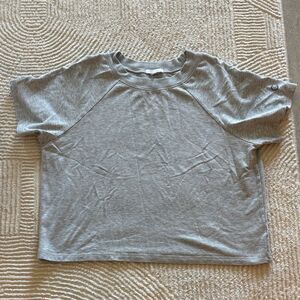 Calme by Johnny Was Heather Gray Short Sleeve Tee